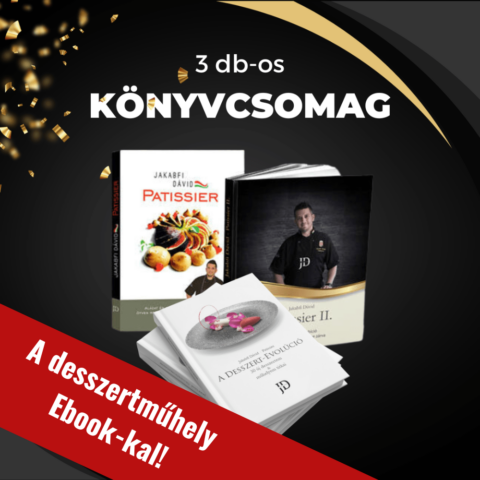 Kombinált könyvcsomag III: Patissier I. és Patissier II. + A desszertműhely ebook kedvezményes csomag